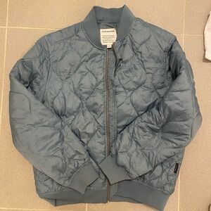 Frank & Oak Teal Puffer Jacket